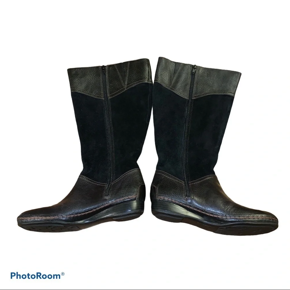 NWOT Naturalizer Causeway Black Leather Boots 6.5